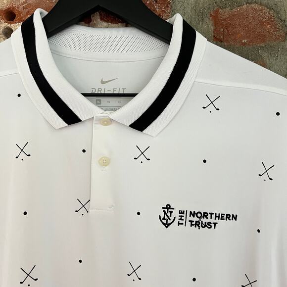Nike The Northern Trust PGA TOUR Men's Golf Polo NWT XL 25x32 - Picture 1 of 7